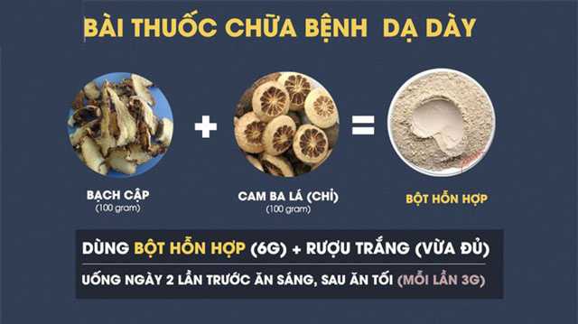 Chữa dạ dày dùng thảo dược gì